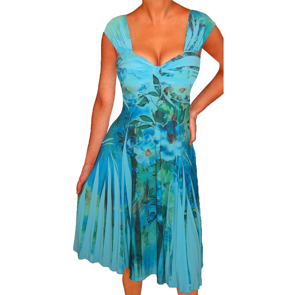 Funfash Plus Size Stretch Empire Waist Dress XL-3X